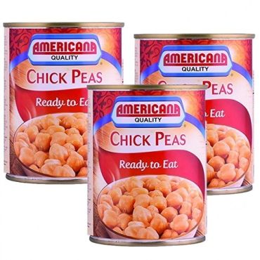 Americana Chickpeas 3 x 400Gm, 8 Pieces Per Carton